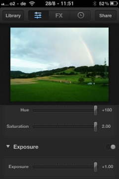 Luminance Effekte