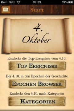 Der Geschichtskalender App