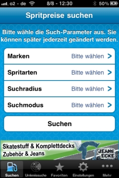 Mehr-Tanken Suchen