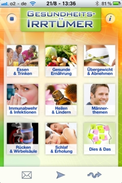 Gesundheits-Irrtümer Kategorien