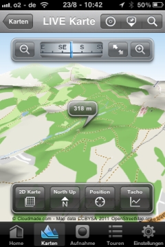 GeoGuide 3D Karte