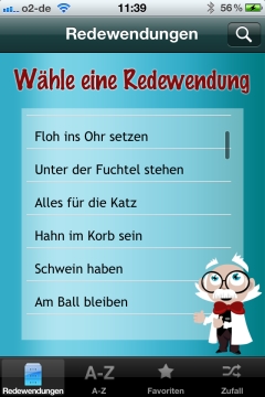 Redewendungen erklärt App