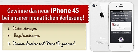iPhone 4S Gewinnspiel iPhone 4S Gewinnspiel