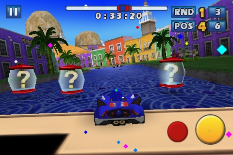 Sonic & Sega All-Stars Racing im Spiel Sonic & Sega All-Stars Racing im Spiel