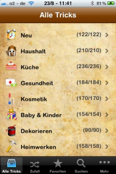 Aus Omas Trickkiste App