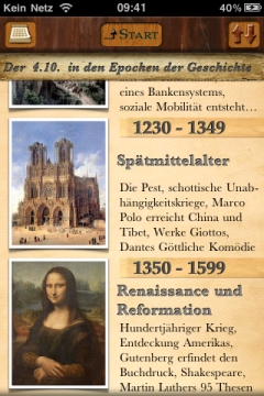 Der Geschichtskalender Epochenbrowser