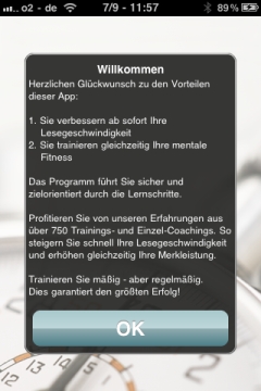 Schneller lesen App