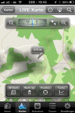 GeoGuide 3D 2D Karte