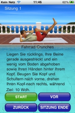 5 Minuten Bauchmuskeltraining App